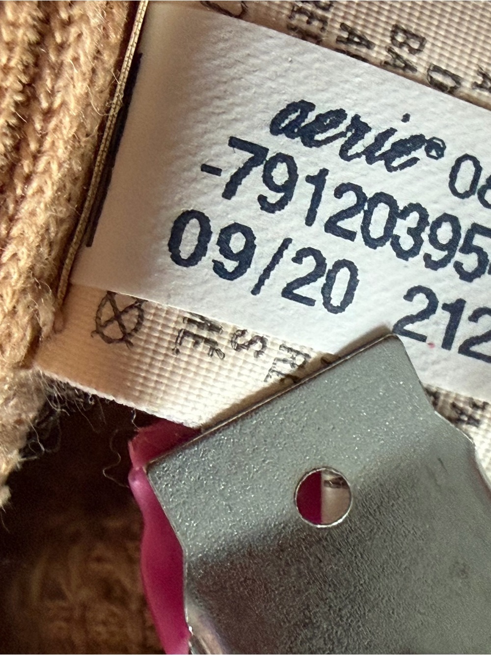 Aerie Sweatshirt Womens S Beige Terry Crew Neck Pullover Longline Casual Lounge - Picture 11 of 11